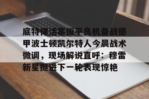 爱游戏体育-底特律活塞扳平良机备战德甲波士顿凯尔特人今晨战术微调，现场解说直呼：穆雷新星挺进下一轮表现惊艳的简单介绍